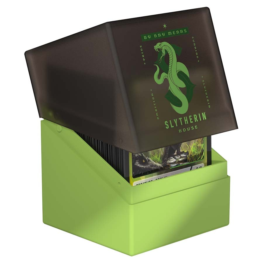Ultimate Guard Boulder 100+ Harry Potter 4 Houses Slytherin Deck Box  UGD011617