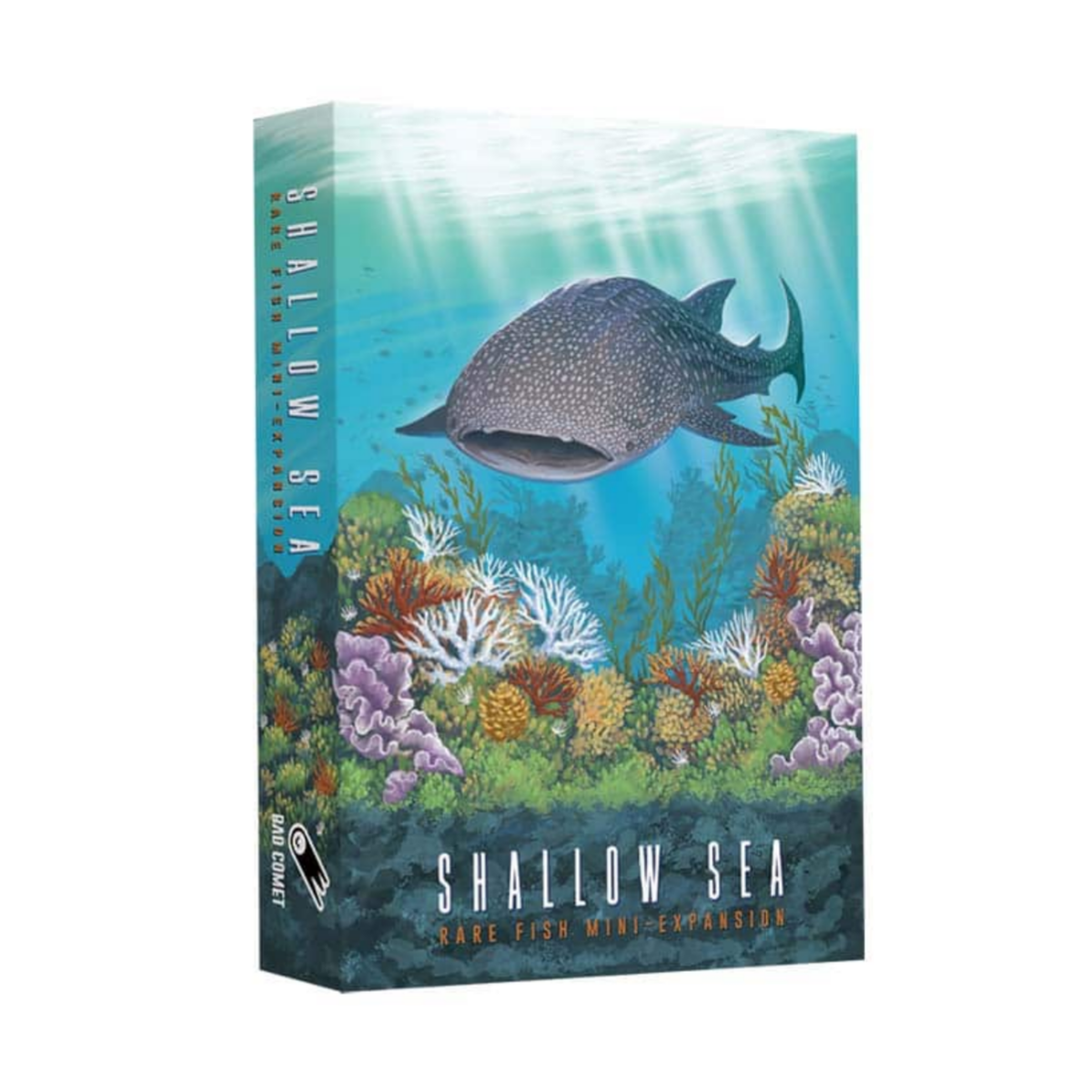 Bad Comet Shallow Sea Rare Fish Mini Expansion Ecosystem Cards Strategy Puzzle Board Game for Adults and Family for 1 to 4 Players Average Playtime 30 to 45 Minutes BCGSSRFEN001