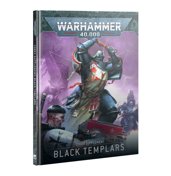 Games Workshop Warhammer 40K Black Templars Codex Supplement Hardbound English Book GW-2025-55-01