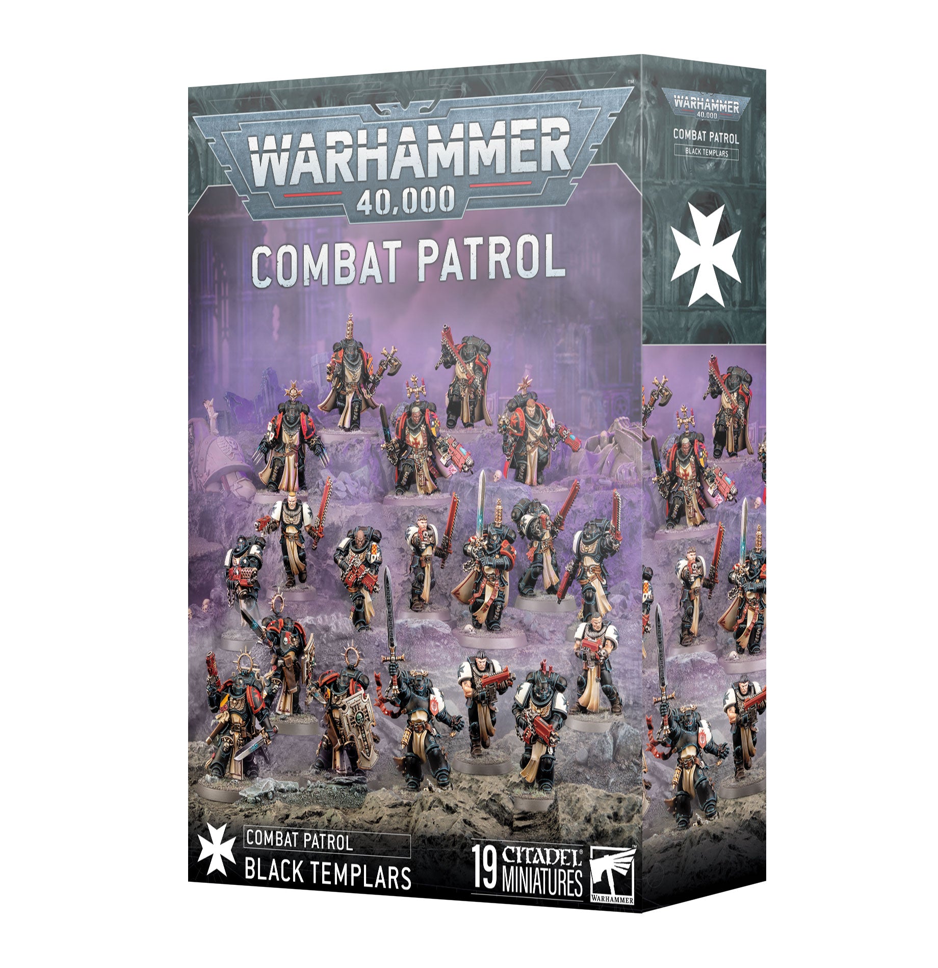 Games Workshop Warhammer 40K Black Templars Combat Patrol 2025 Plastic Box 73-553