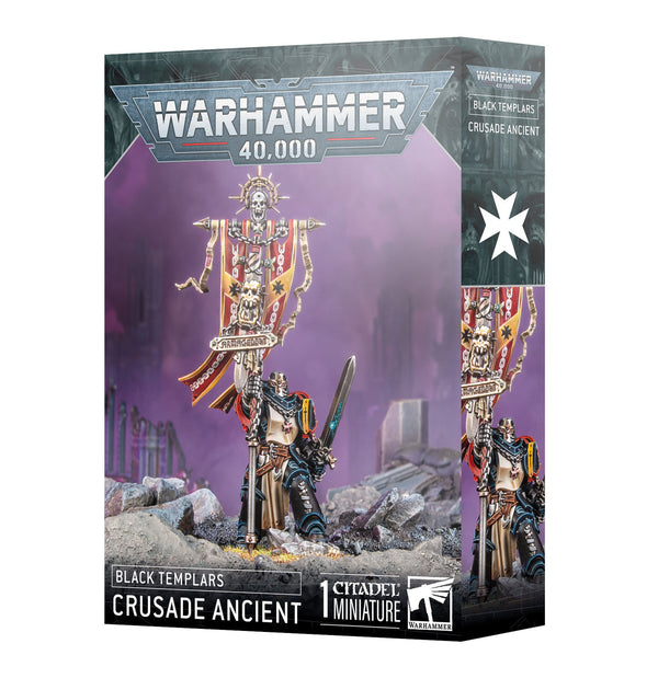 Games Workshop Warhammer 40K Black Templars Crusade Ancient Plastic Box 55-57