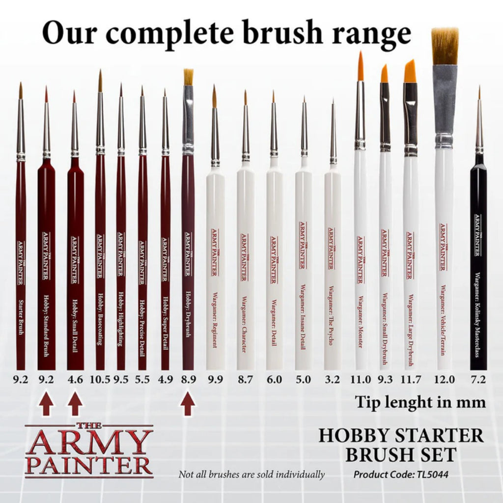 The Army Painter Starter Hobby Brush Set