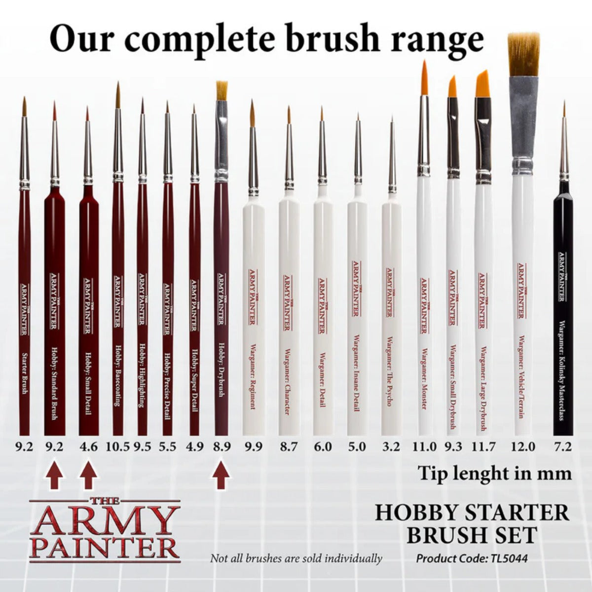 The Army Painter Starter Hobby Brush Set