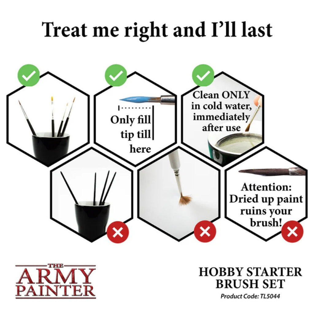 The Army Painter Starter Hobby Brush Set