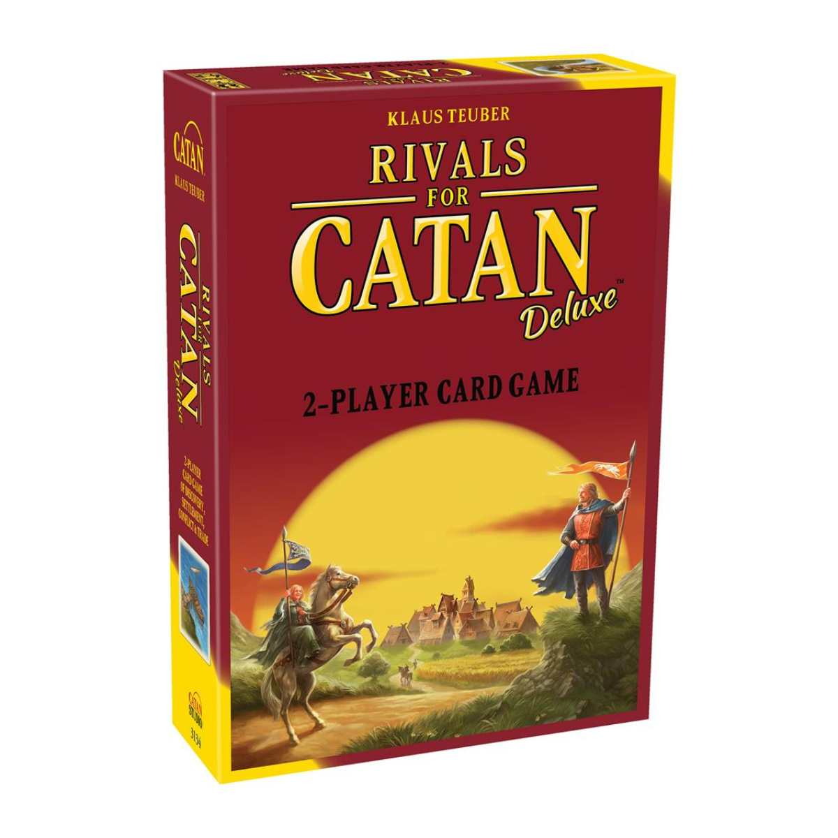 Catan Rivals for Catan Deluxe Card Game Base Game for Adults and Family for Ages 10+ for 2 Players Average Playtime 45 to 60 Minutes CN3134