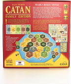 Catan Family Edition Board Game Base Game for Adults and Family for Ages 10+ for 3 to 4 Players Average Playtime 60 Minutes CSI-CN7003