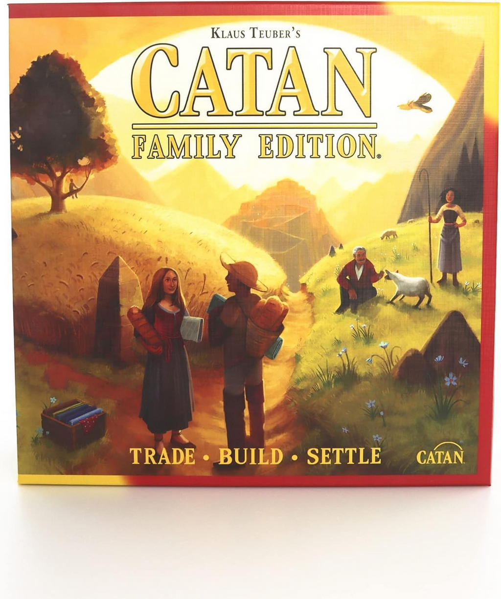 Catan Family Edition Board Game Base Game for Adults and Family for Ages 10+ for 3 to 4 Players Average Playtime 60 Minutes CSI-CN7003