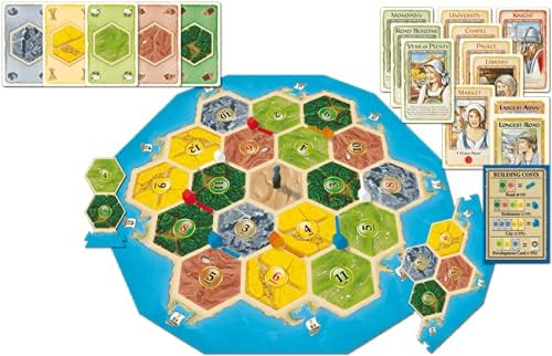 Catan Family Edition Board Game Base Game for Adults and Family for Ages 10+ for 3 to 4 Players Average Playtime 60 Minutes CSI-CN7003