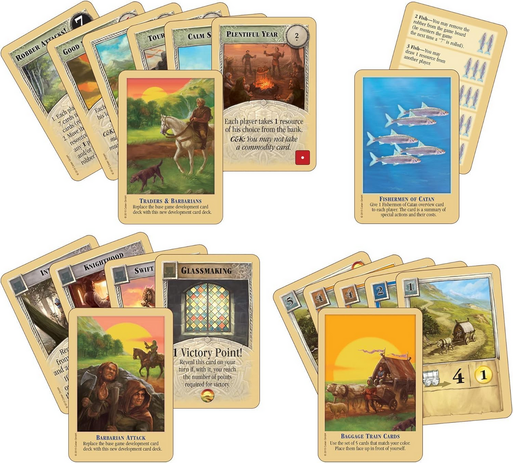Catan Traders and Barbarians Board Game Expansion for Adults and Family for Ages 12+ for 3 to 4 Players Average Playtime 90 Minutes CN3079