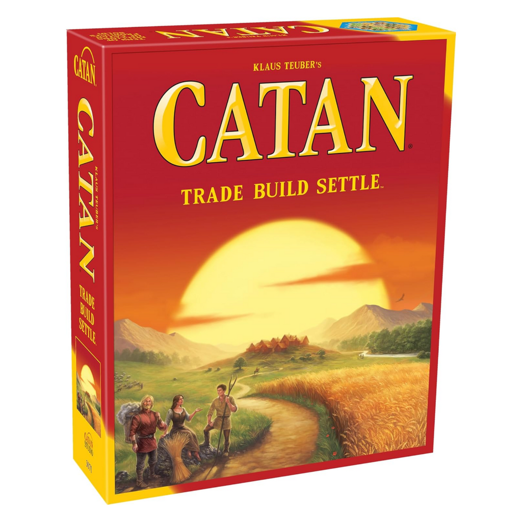 Catan Trade Build Settle Board Game Base Game for Adults and Family for Ages 10+ for 3 to 4 Players Average Playtime 60 Minutes CSI-CN3071