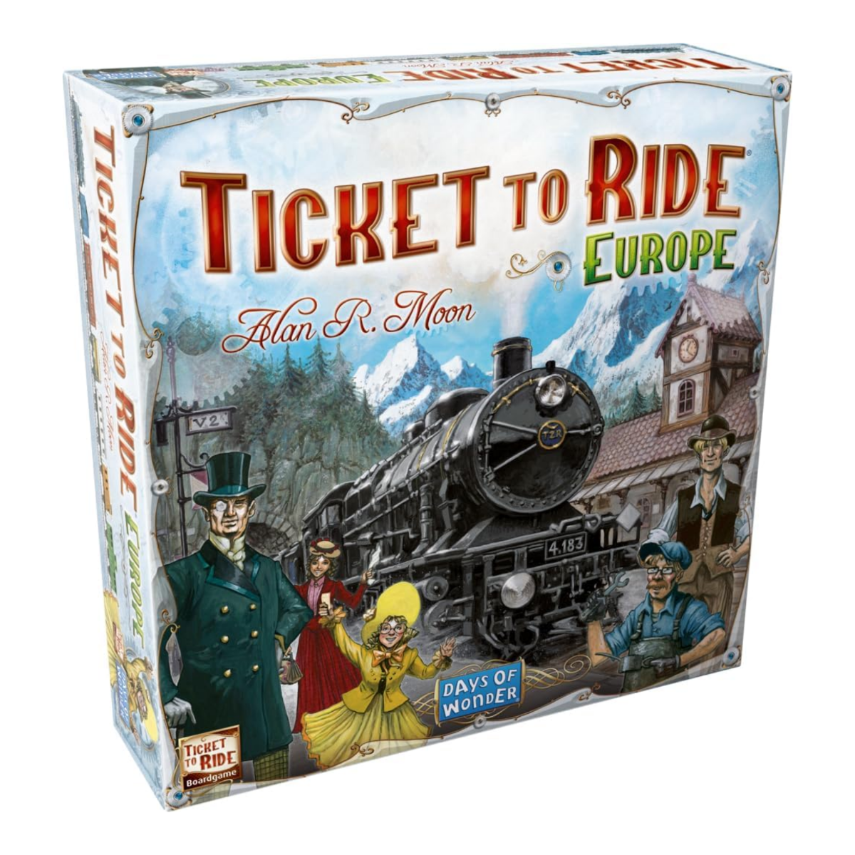 Asmodee Ticket to Ride Europe Board Game Strategy Family Game for Ages 8 and up for 2 to 5 Players Average Playtime 45 Minutes DO7202