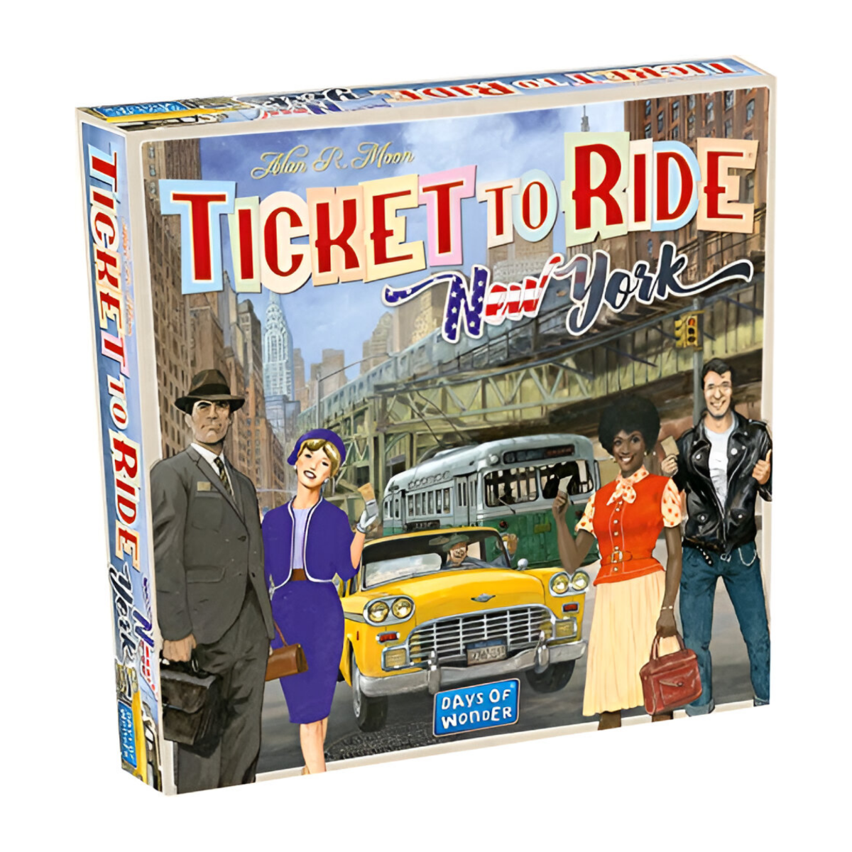 Asmodee Ticket to Ride New York Board Game Base Game for Adults and Family for Ages 8 and up Average Playtime 10 to 15 Minutes for 2 to 4 Players DO7261