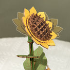 Robotime Rowood Wooden Flower Bouquet DIY 3D Puzzle Adjustable Pre Colored Floral Arrangement RT-TW01H