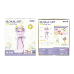 Robotime Rokr Purple Rose DIY Bouquet 3D Wooden Puzzle Elegant Floral Art RT-AF021
