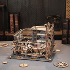 Robotime Rokr Marble Night City DIY 3D Wooden Marble Run Puzzle Mechanical Track Model RT-LGA01