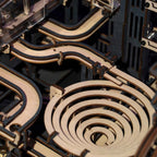 Robotime Rokr Marble Night City DIY 3D Wooden Marble Run Puzzle Mechanical Track Model RT-LGA01