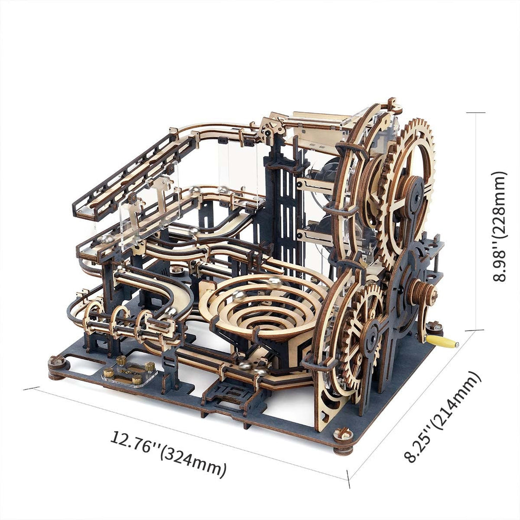 Robotime Rokr Marble Night City DIY 3D Wooden Marble Run Puzzle Mechanical Track Model RT-LGA01