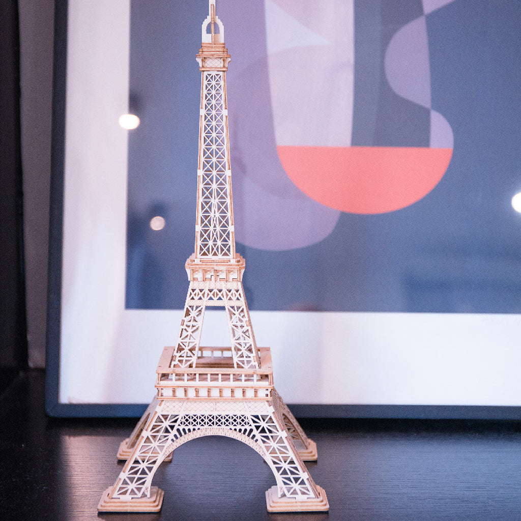 Robotime Rolife Eiffel Tower DIY 3D Wooden Puzzle Model RT-TG501