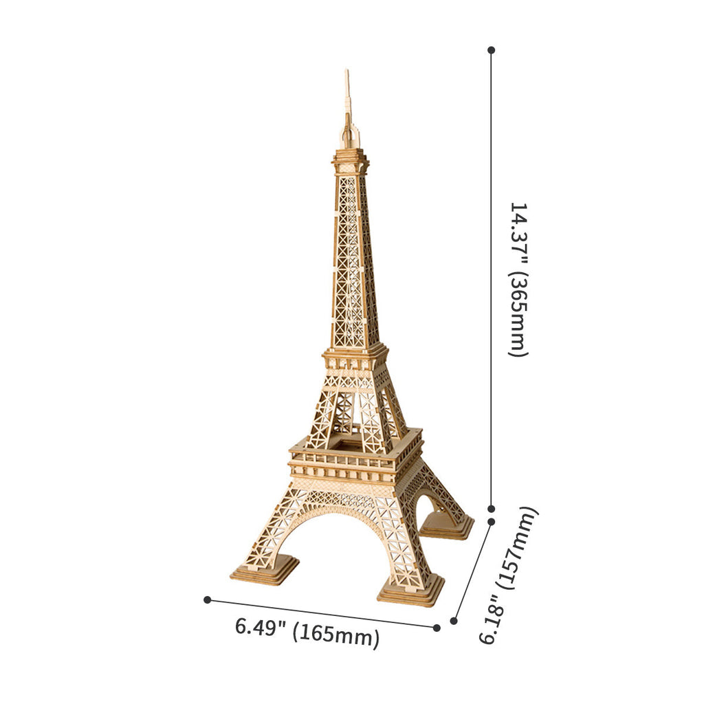 Robotime Rolife Eiffel Tower DIY 3D Wooden Puzzle Model RT-TG501
