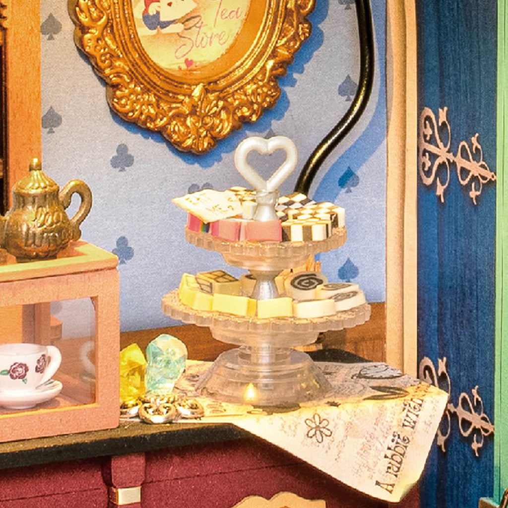 Robotime Rolife Alice's Tea Store DIY Miniature House Model Kit RT-DG156