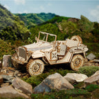 Robotime Rokr Army Jeep 3D Wooden Puzzle Model Kit RT-MC701