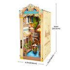 Robotime Rolife Romantic Venice DIY Book Nook Shelf Insert Kit RT-TGB08
