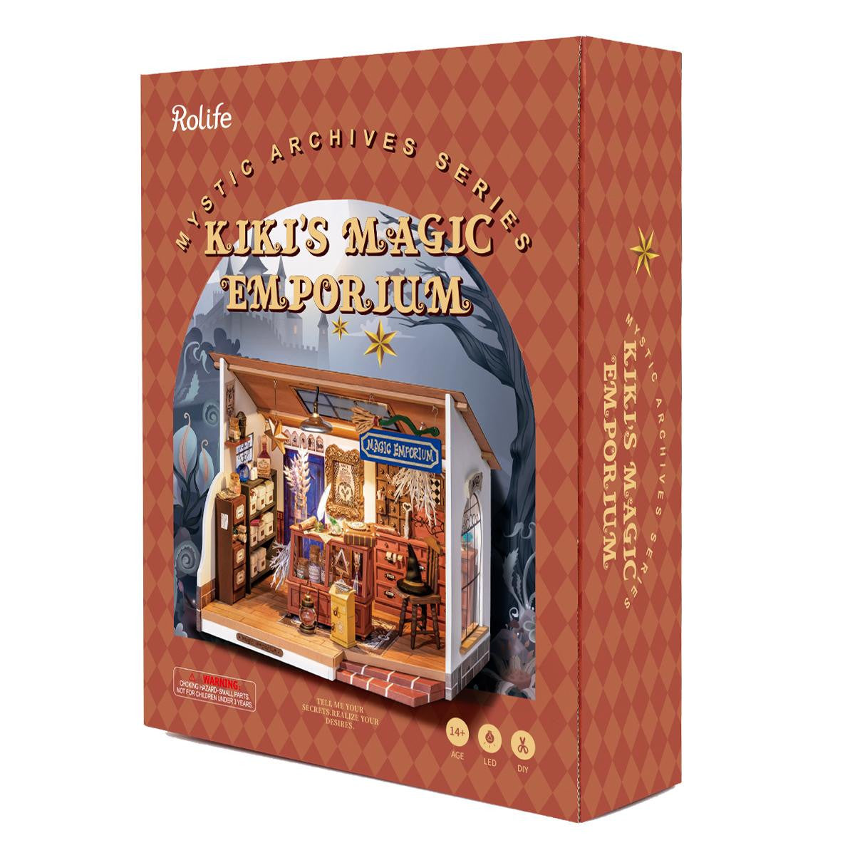 Robotime Rolife Kiki's Magic Emporium DIY Miniature House Kit RT-DG155