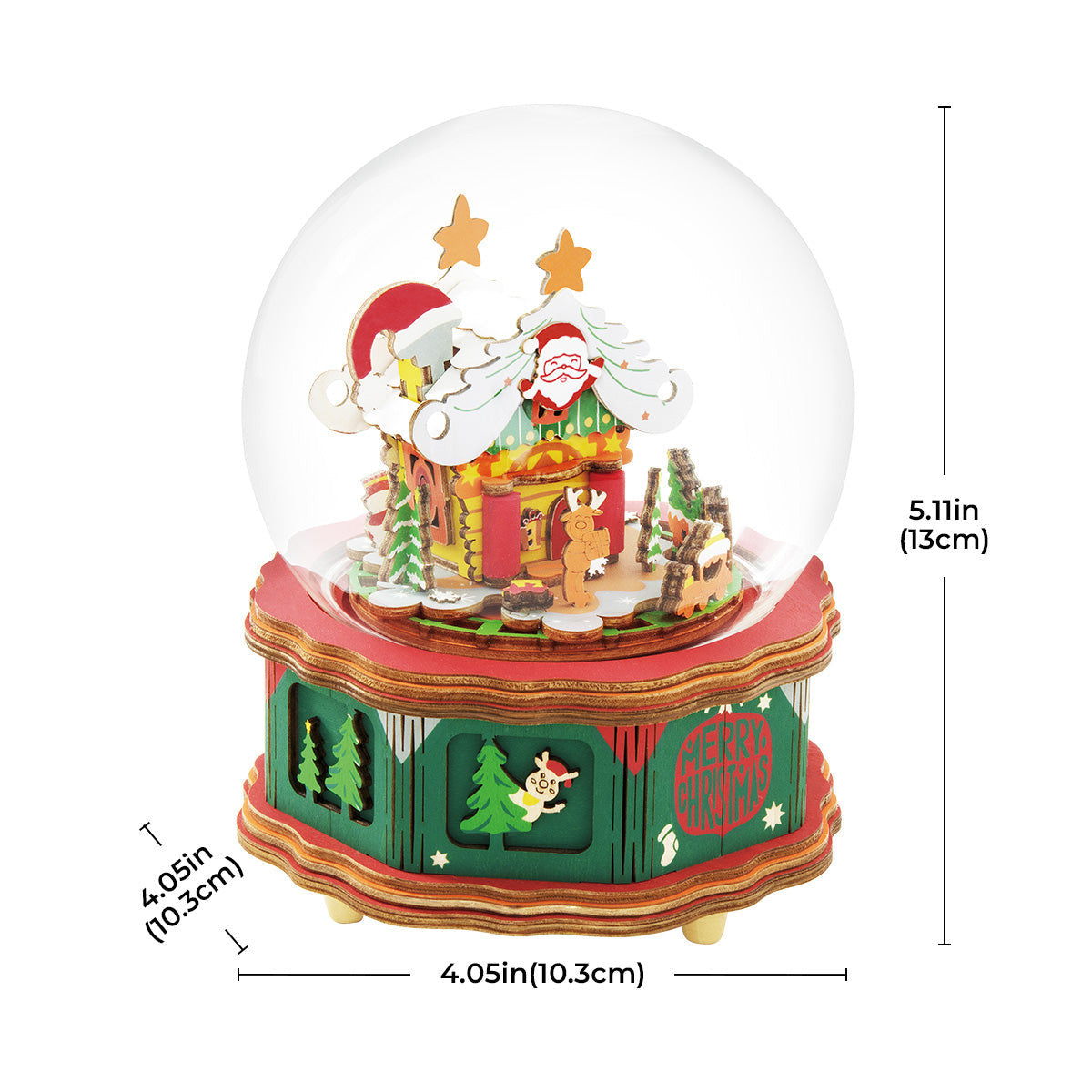 その他 HUMANROBOT PANDEAD Christmas Box Robotime Rolife Christmas Town DIY Music Box Kit RT-AM46 – Saga