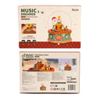 Robotime Rolife Christmas Town DIY Music Box Kit RT-AM46