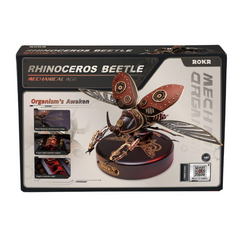 Robotime Rokr Rhinoceros Beetle DIY 3D Wooden Puzzle Model RT-MI01