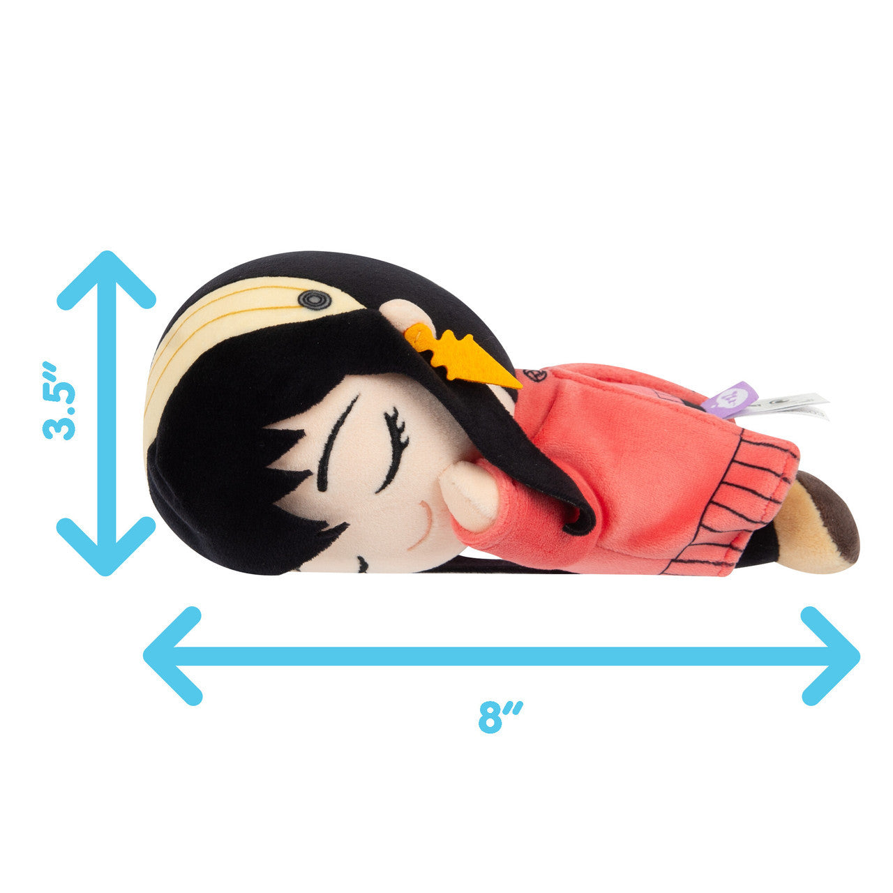 Tomy Club Mocchi Suya Suya Sleeping Friend Plush Spy X Family Yor Forger Sleeping Spy X Family Figure Plush Squishy Anime Plushies and Kawaii Toys 8 Inch TM-T12627