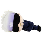 Tomy Club Mocchi Suya Suya Sleeping Friend Jujutsu Kaisen Plush Satoru Gojo Figure Plush Collectible JJK Figure Squishy Anime Plushies and Kawaii Toys 8 Inch TM-T12631
