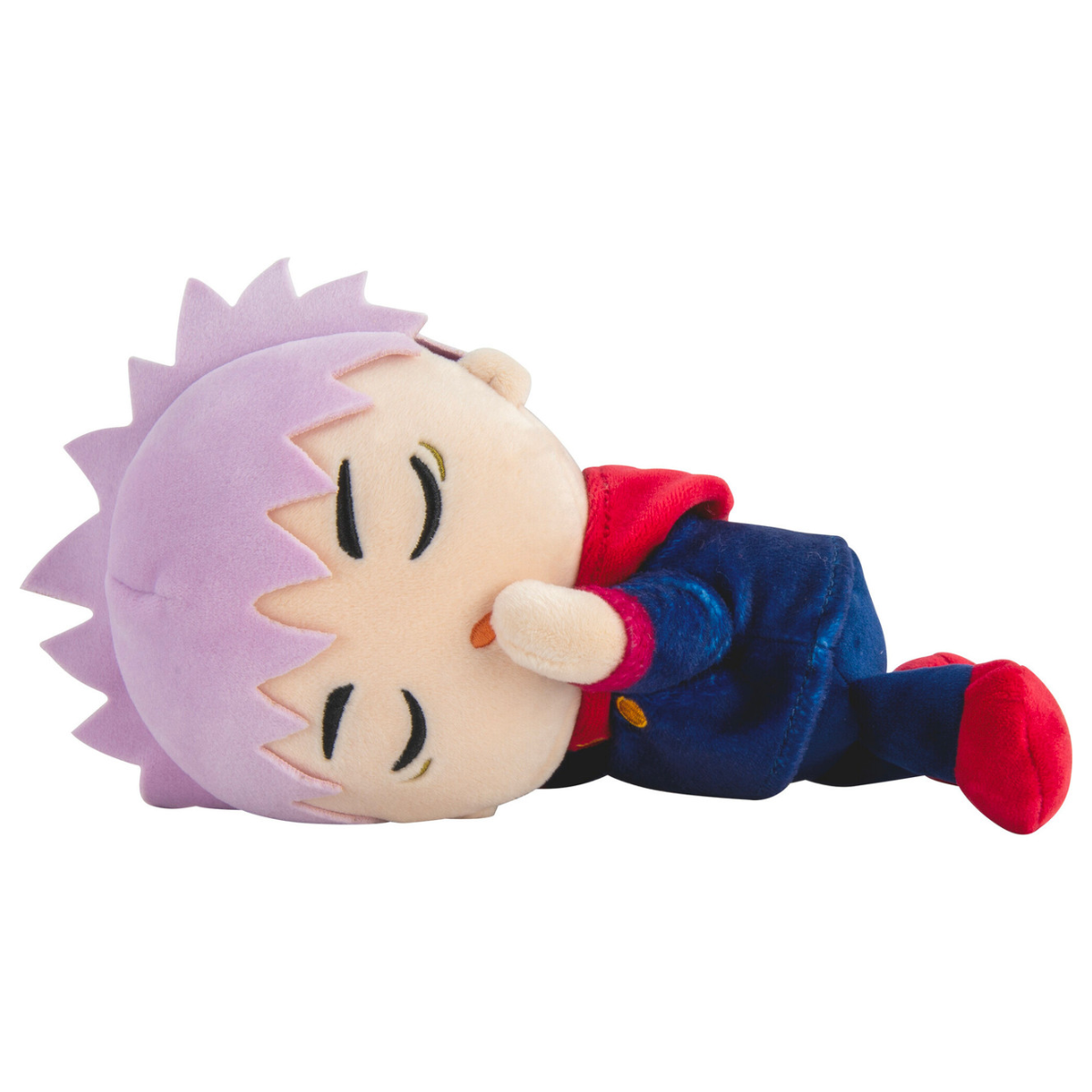 Tomy Club Mocchi Suya Suya Sleeping Friend Jujutsu Kaisen Plush Yuji Itadori Figure Plush Collectible JJK Figure Squishy Anime Plushies and Kawaii Toys 8 Inch TM-T12630
