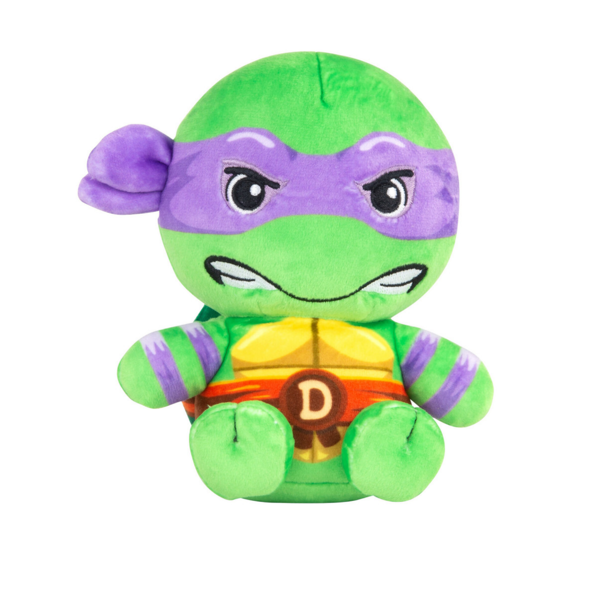 Tomy Club Mocchi Teenage Mutant Ninja Turtles Plush TMNT Donatello Plushie Ninja Turtle Stuffed Animal Toys and Room Decor Plush Collectible TMNT Figures 6 inch TM-T12866