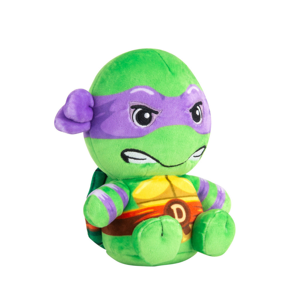 Tomy Club Mocchi Teenage Mutant Ninja Turtles Plush TMNT Donatello Plushie Ninja Turtle Stuffed Animal Toys and Room Decor Plush Collectible TMNT Figures 6 inch TM-T12866