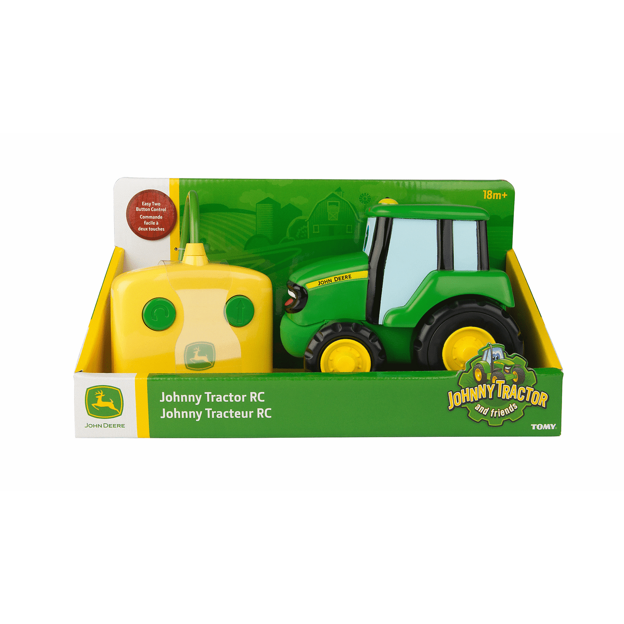 Tomy John Deere Remote Control Johnny Tractor Toy, Green TM-42946A3