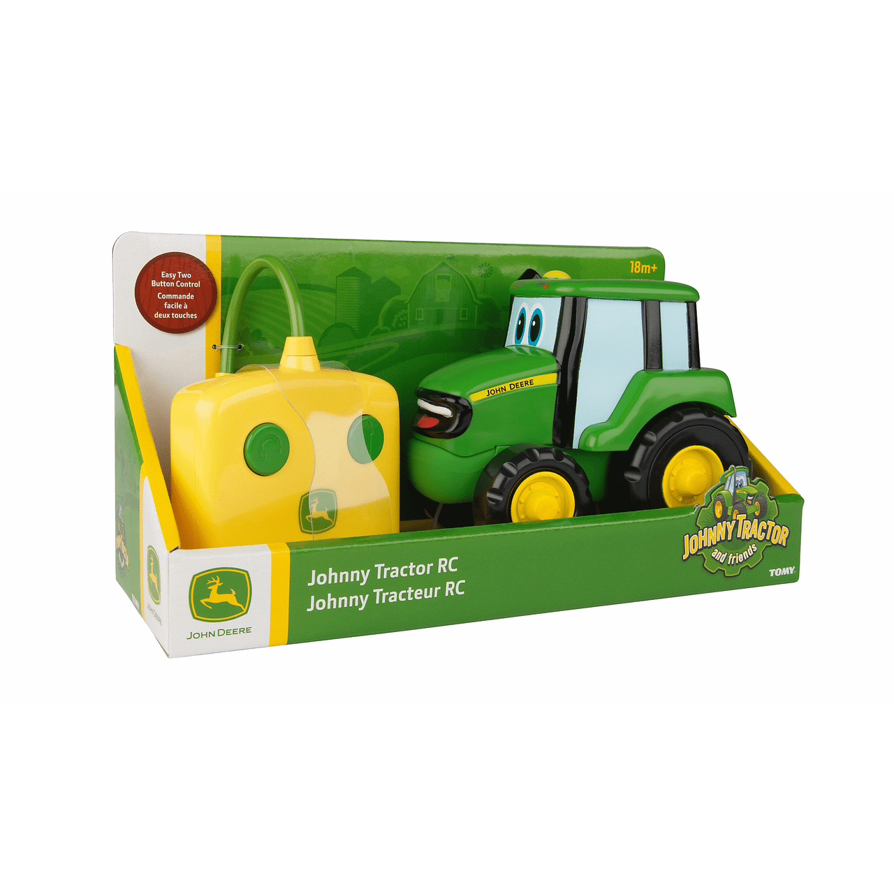 Tomy John Deere Remote Control Johnny Tractor Toy, Green TM-42946A3