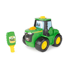 Tomy John Deere Key-N-Go Tomy Johnny Tractor Toy With Lights And Sounds Interactive Driving Toy Tractor Includes 12 Interactive Ways To Play Toddler Toys Ages 3 Years And Up TM-47500A