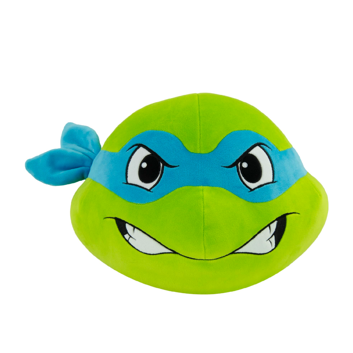 Tomy Club Mocchi Teenage Mutant Ninja Turtles Plush Leonardo Head Plushie Squishy TMNT Toys Plush Collectible TMNT Figures Room Decor 15 Inch TM-T12479