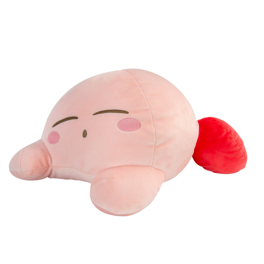 Tomy Club Mocchi Suya Suya Kirby Plush Toy Sleeping Friend Kirby Plushie Soft and Squishy Video Game Collectibles for Valentines Day Gifts and Gaming Room Decor 15 Inch TM-T12451B