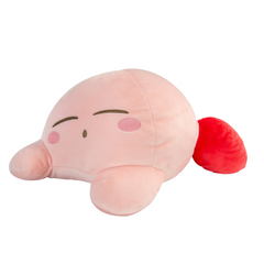 Tomy Club Mocchi Suya Suya Kirby Plush Toy Sleeping Friend Kirby Plushie Soft and Squishy Video Game Collectibles for Valentines Day Gifts and Gaming Room Decor 15 Inch TM-T12451B