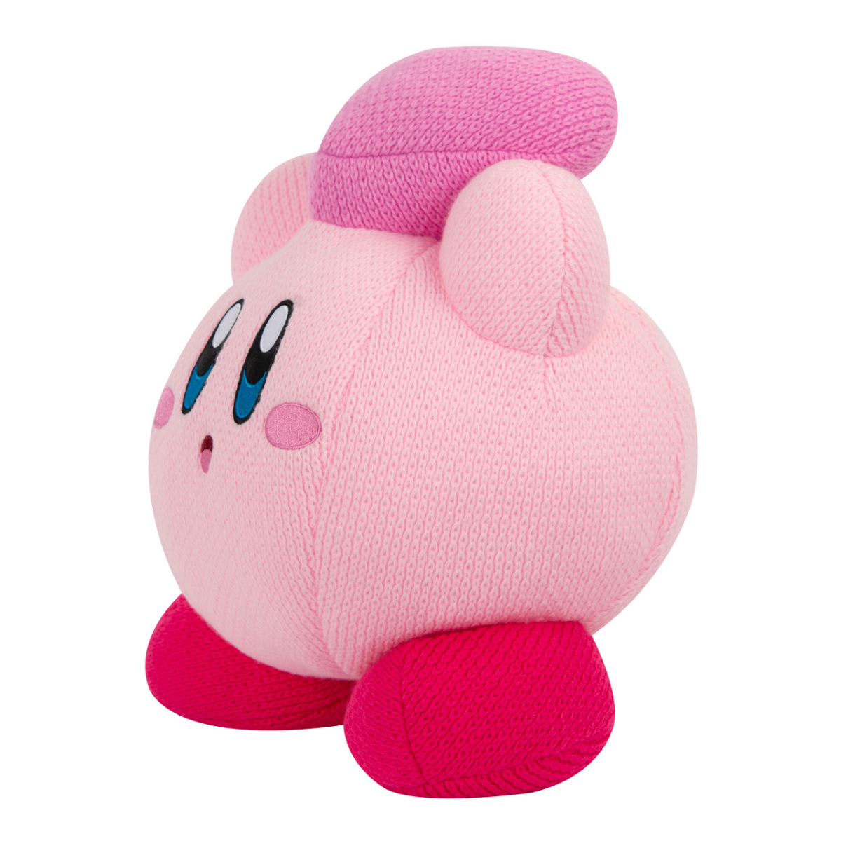 Tomy Nuiguru Knit Kirby Plush Kirby and Friend Heart Plushie Knit and Crochet Plushies Collectible Crochet Stuffed Animals Soft Cozy Plush Toys and Kirby Room Decor 15 Inch TM-T12476
