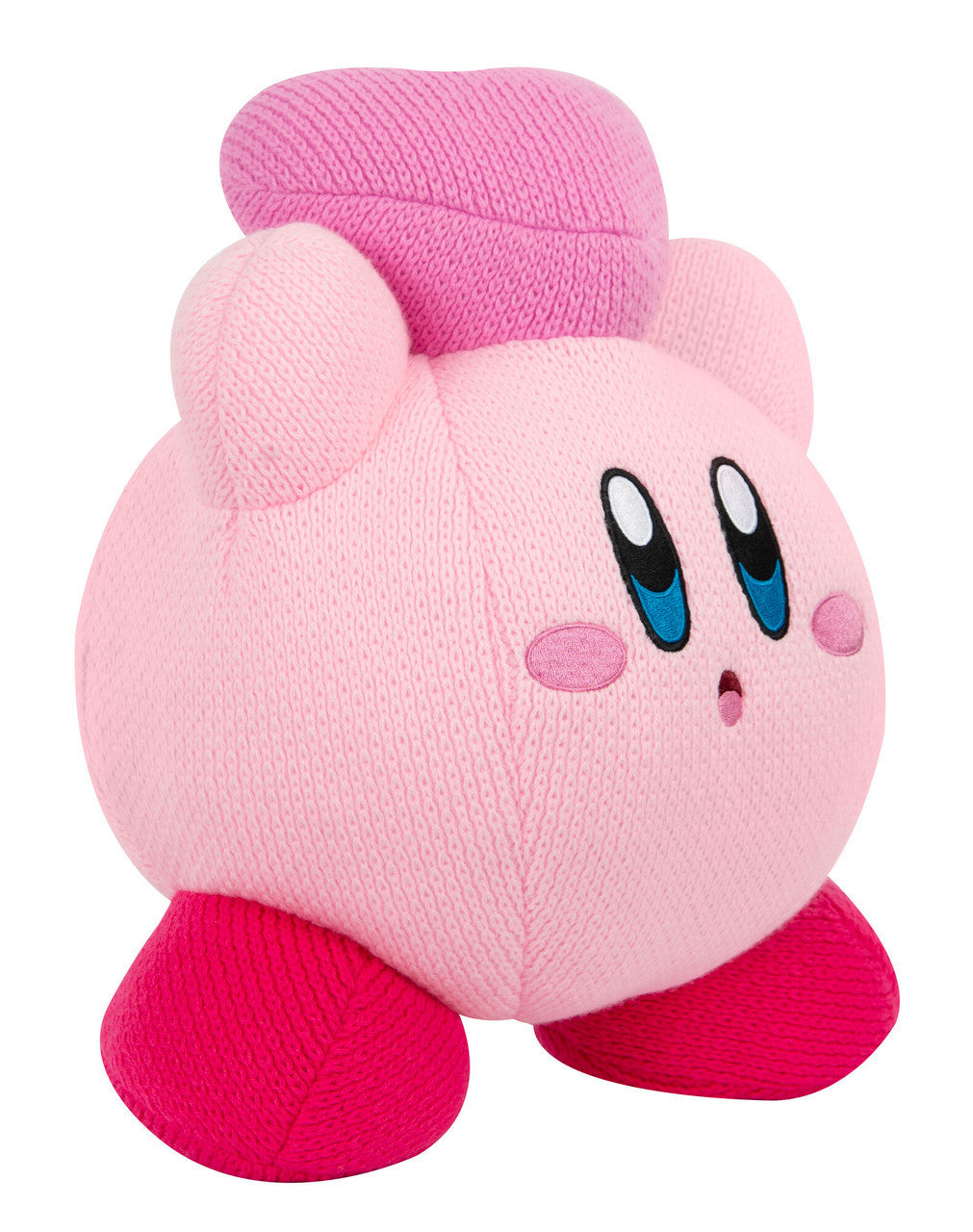 Tomy Nuiguru Knit Kirby Plush Kirby and Friend Heart Plushie Knit and Crochet Plushies Collectible Crochet Stuffed Animals Soft Cozy Plush Toys and Kirby Room Decor 15 Inch TM-T12476