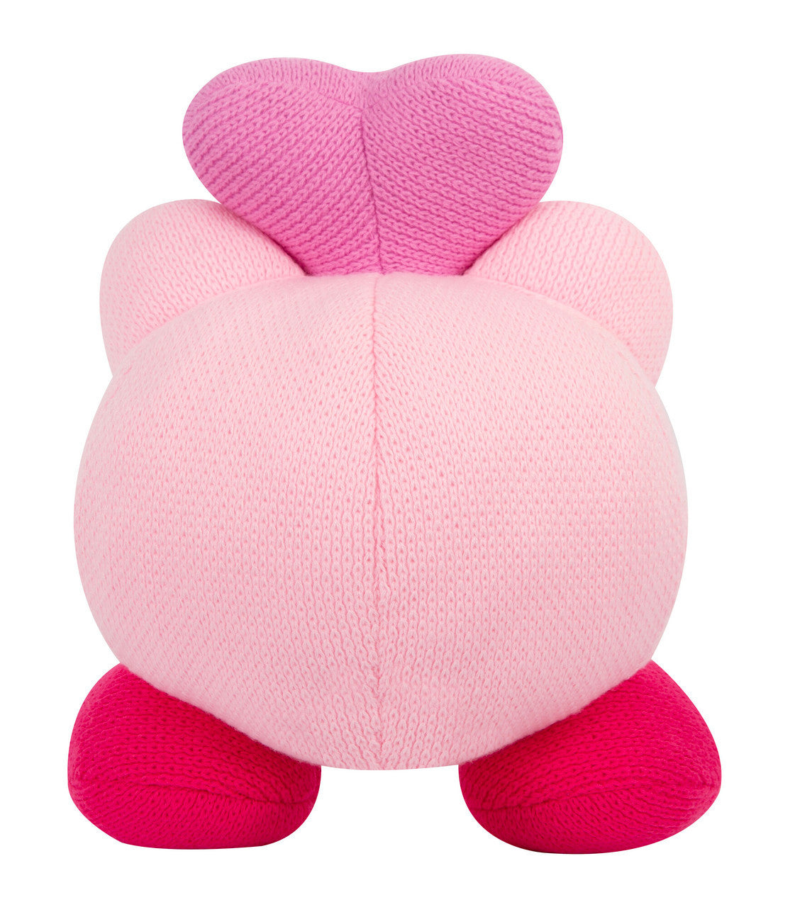 Tomy Nuiguru Knit Kirby Plush Kirby and Friend Heart Plushie Knit and Crochet Plushies Collectible Crochet Stuffed Animals Soft Cozy Plush Toys and Kirby Room Decor 15 Inch TM-T12476