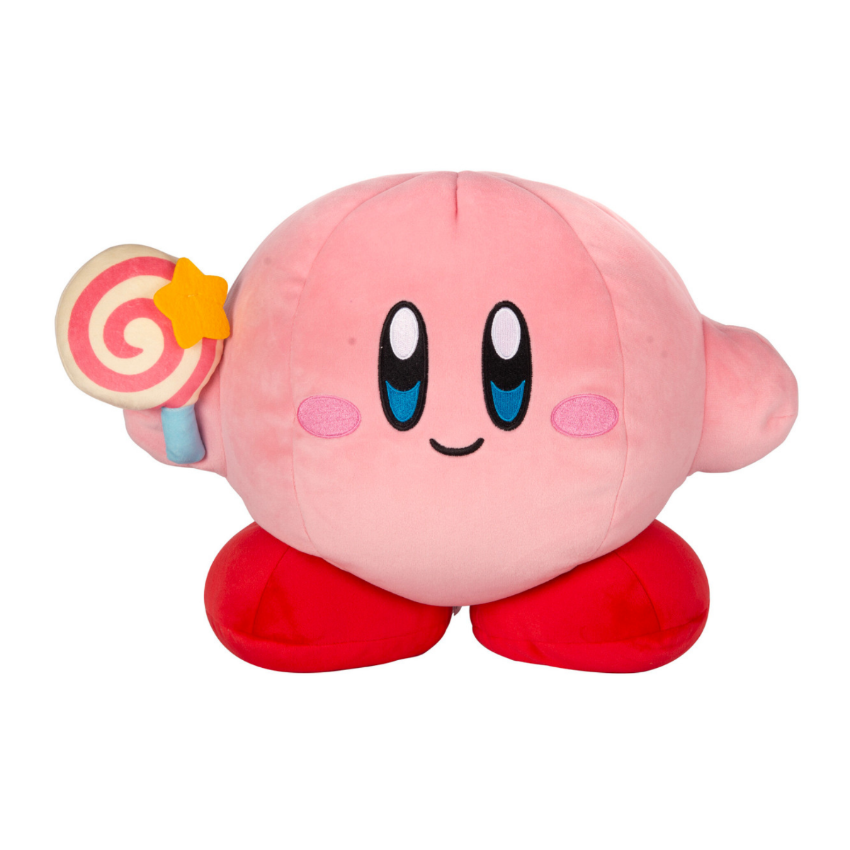 Tomy Club Mocchi Kirby Plushies Kirby with Invincible Candy Plushie Squishy Kirby Toys Collectible Plush Toys and Cute Stuffed Animals and Stocking Stuffers for Kids 15 Inch TM-T12628