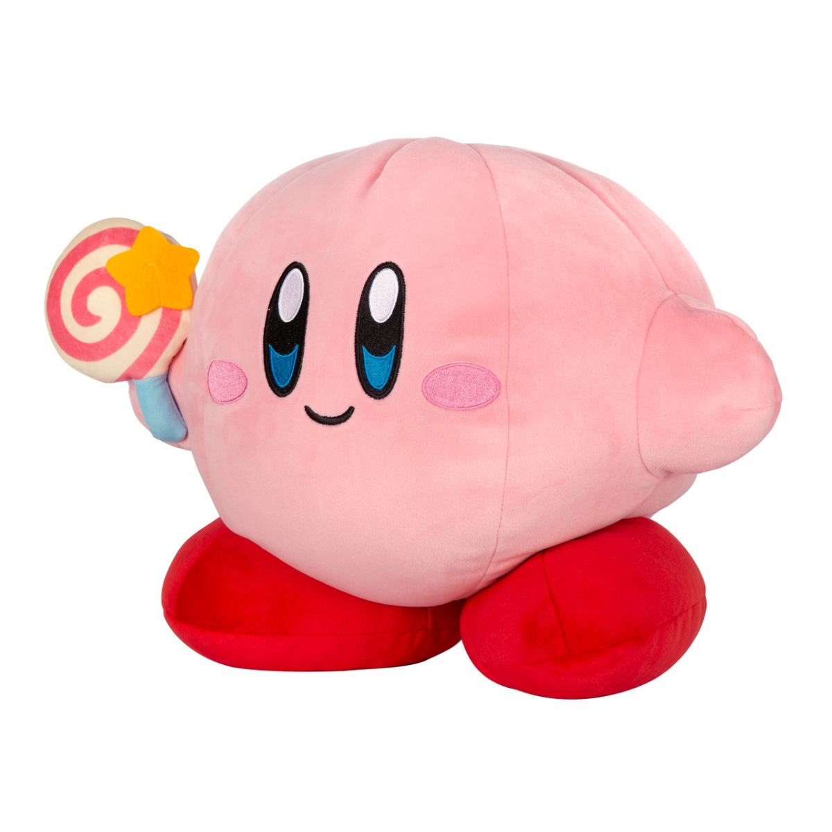 Tomy Club Mocchi Kirby Plushies Kirby with Invincible Candy Plushie Squishy Kirby Toys Collectible Plush Toys and Cute Stuffed Animals and Stocking Stuffers for Kids 15 Inch TM-T12628