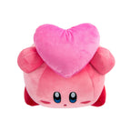 Tomy Club Mocchi Kirby with Heart Mega Plush Toy Ultra Soft Collectible Stuffed Figure for Kids and Fans 15 inch TM-T12787