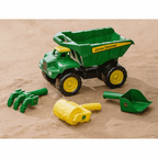 Tomy John Deere Preschool 15 Inch Big Scoop Dump Truck With Sand Tools Outdoor Toys For Ages 3 To 4 TM-46510V2