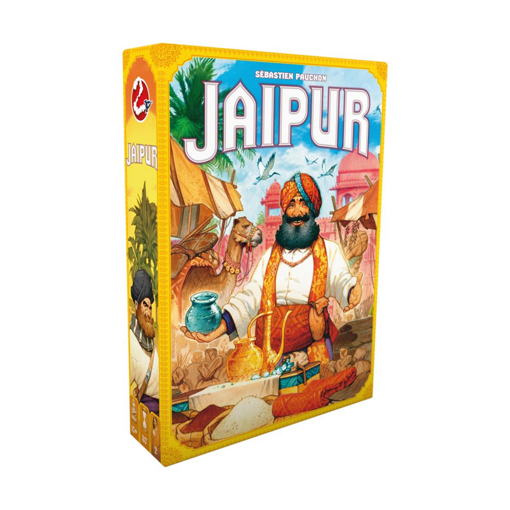 Asmodee Jaipur Card Game For 2 Players Offering a Competitive Experience Filled with Strategic Choices and Tactical Maneuvers Play Time of 30 Minutes ASM-JAI01