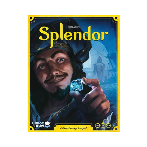 Asmodee Splendor Board Game Base Game Family Board Game Board Game for Adults and Family Strategy Game Ages 10+ 2 to 4 players Average Playtime 30 minutes Made by Space Cowboys ASM-SPL01